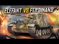 War Thunder - Elefant vs Ferdinand