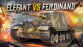 War Thunder - Elefant vs Ferdinand