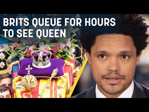 Beckham & the brits bid farewell to queen elizabeth | the daily show