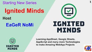 Ignited Minds Video Series By EaGeR NoMi ~ An Introduction Video| Ep  1 screenshot 2
