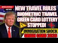 US Immigration SHOCK Dec 2025 | Biometric Travel, Green Card Lottery Halted 🇺🇸