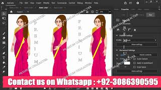 Premium Cartoon Character For Sale | Paid Cartoon Characters | Bahu Cartoon Character | No Copyright