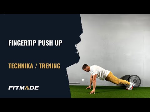 Fingertip push up - technika wideo