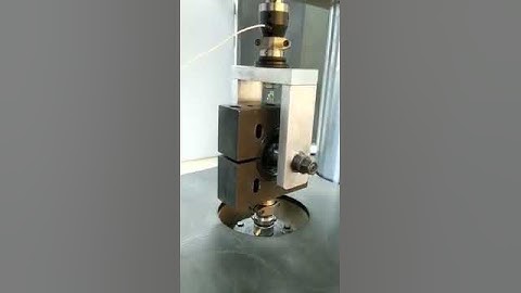 Bush radial dynamic stiffness measurement