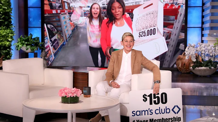 Ellen Sends a Fan on a Sams Club Holiday Shopping ...