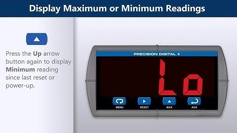 Trident Programming Series - Display The Maximum & Minimum Readings