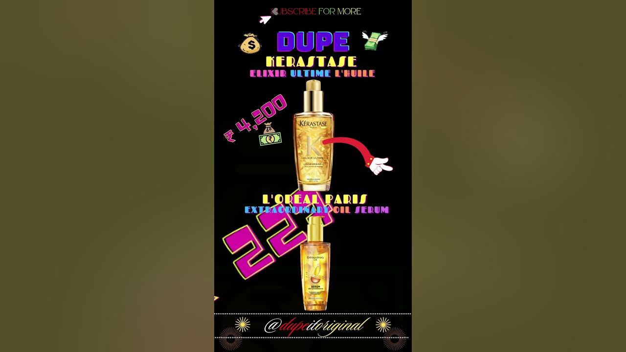 227/Rs🤑Dupe of "Kérastase Elixir"🤷‍♀️ shorts dupes dupeit dupeitoriginal YouTube