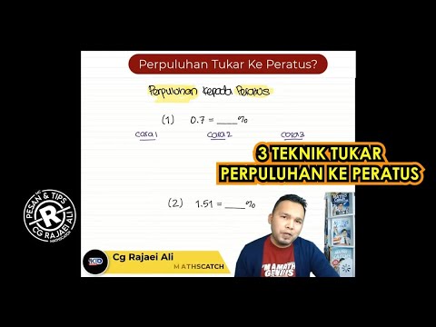 Video: Bagaimanakah anda menukar 9/24 kepada perpuluhan?