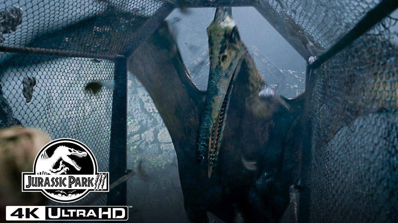 The Pteranodon Aviary Attack in 4K HDR