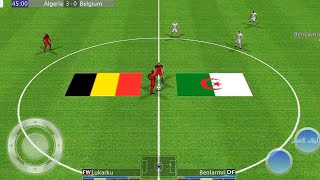لعبة رابطة العالم لكرة القدم مباراة الجزائر و بلجيكا العاب الاندرويد 2023 العاب كرة القدم screenshot 5