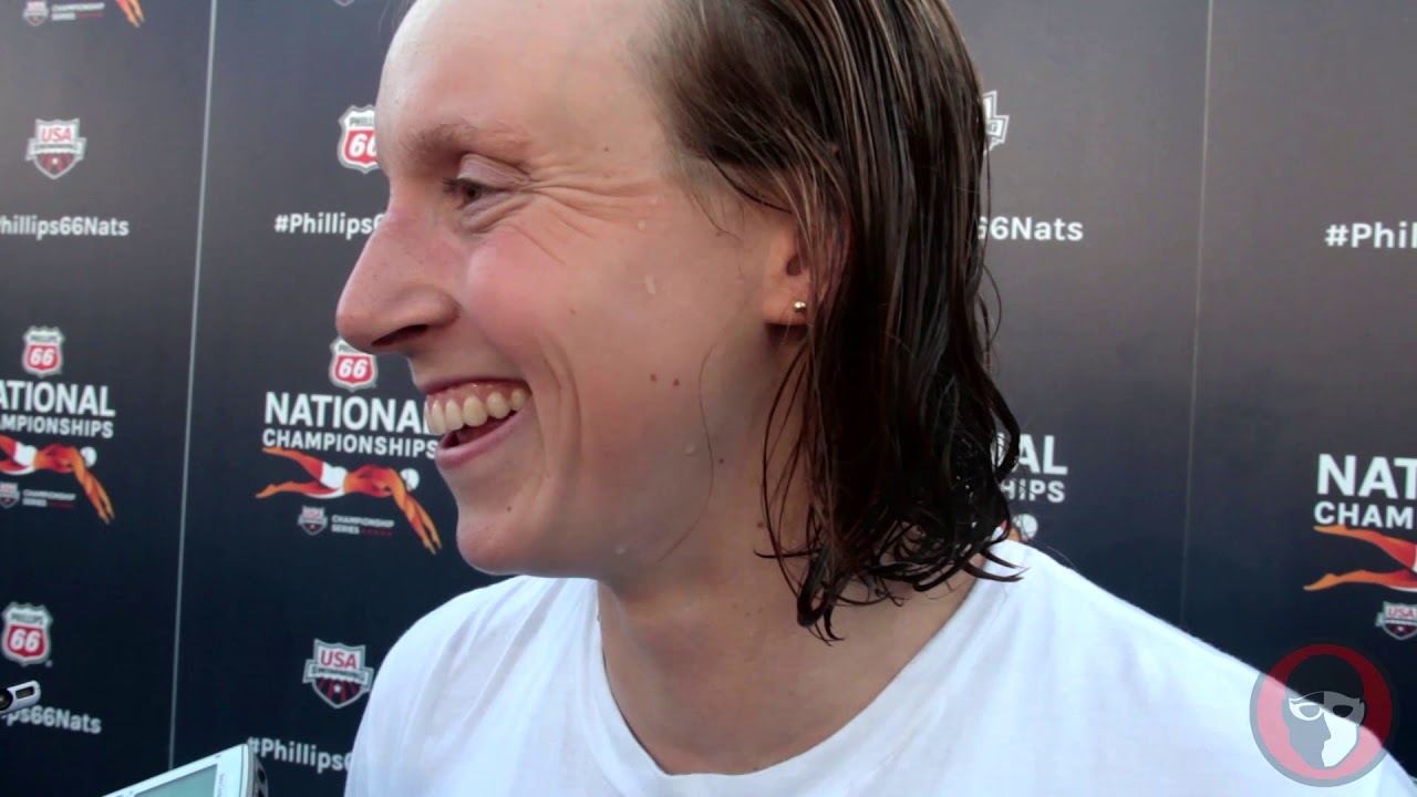 Katie Ledecky Explains Wearing A Practice Suit In Prelims Youtube