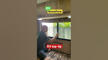 RV window bug net removal and cleaning. SUPER EASY. #shorts