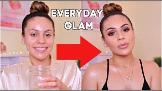 EVERYDAY MAKEUP TRANSFORMATION: 20 MINUTE GET READY WITH ME | JuicyJas