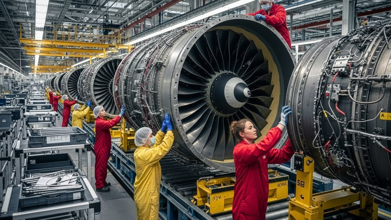 Inside the Aircraft Engine Factory – How Jet Power Is Manufactured ...