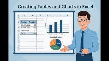 Excel Lesson 3 - Creating Tables and Charts in Excel