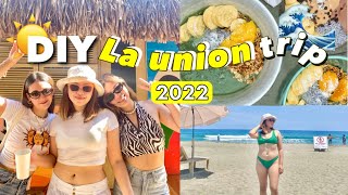 DIY LA UNION TRIP 2022 (went to Kabsat) Commute Guide, Surfing and Foodtrip| Travel Vlog Philippines