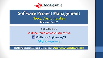Classic Mistakes in Software Project Management |  Urdu/Hindi [Complete] - Lecture 02