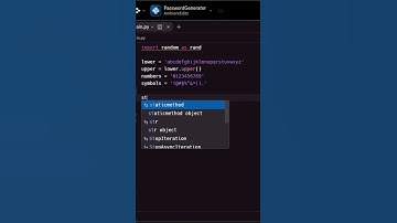 Python Mini-Project: Create a Random Password Generator in Minutes #shorts #coding #python