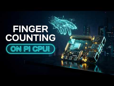 DIY AI Finger Counting Project for School Exhibition || Raspberry Pi + MediaPipe Python Tutorial
