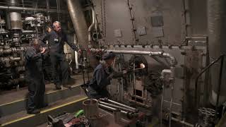 SS Red Oak Victory Light Off - Boilers Lit for First Time in 50 Years