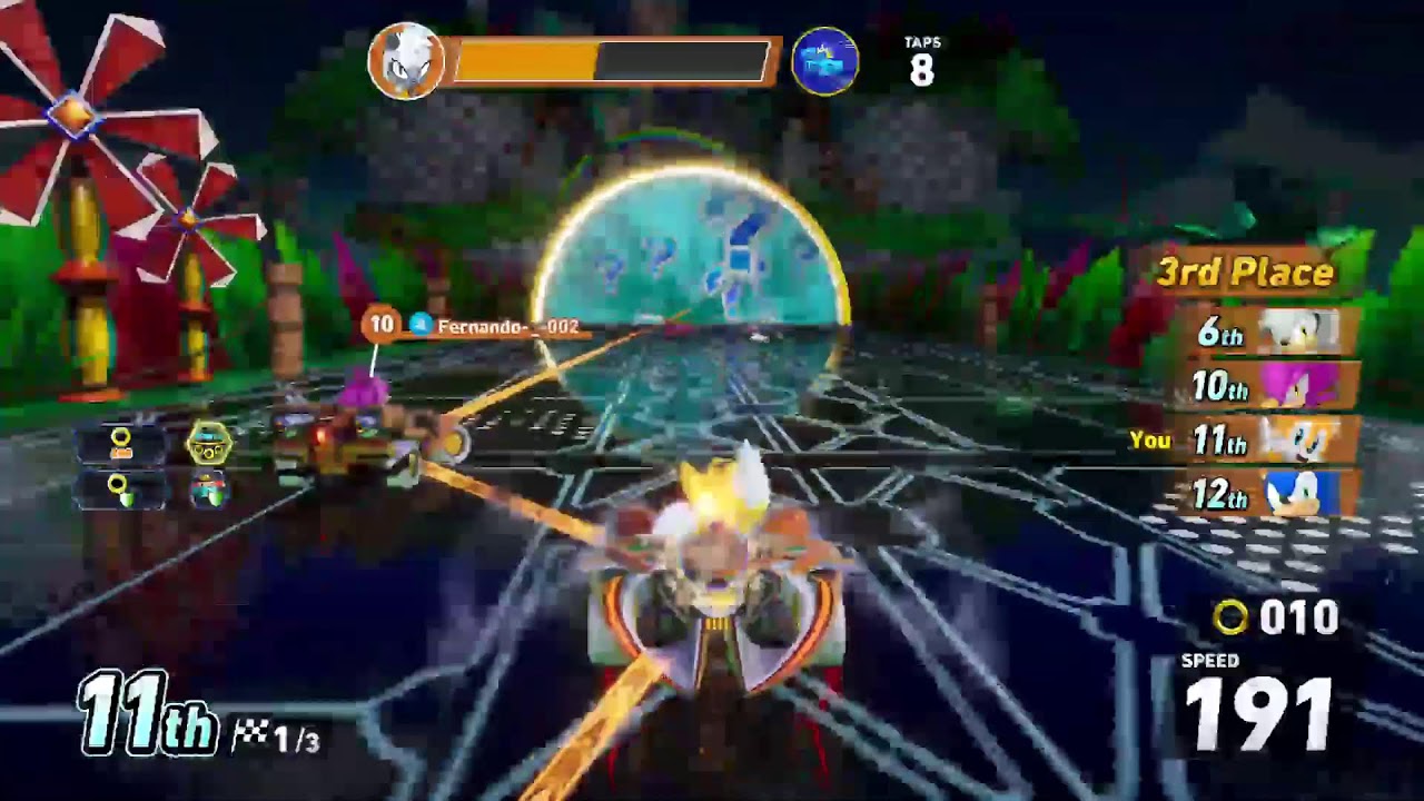 Sonic Racing CrossWorlds Tangle and Whisper Festival