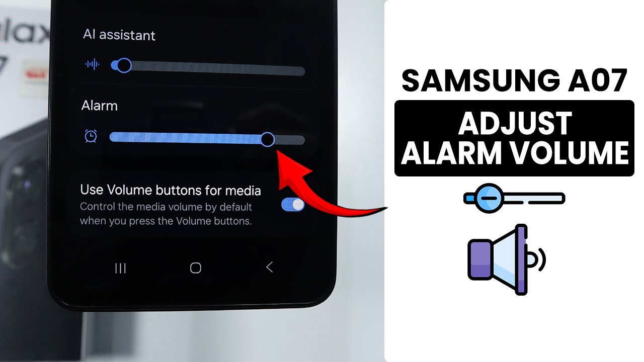 How to Adjust Alarm Volume in Samsung A07 - Change Alarm Settings - YouTube