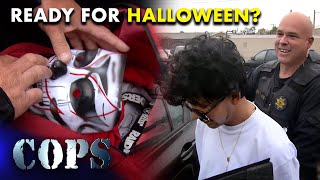 🎃 Trick or Traffic Stop: Playing Dress-up in a Stolen Vehicle | Cops TV Show