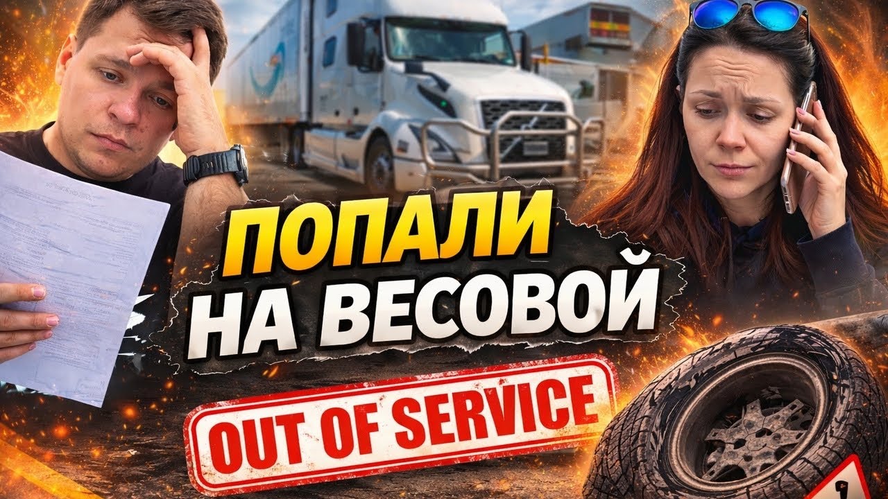 112 НЕУДАЧНАЯ ИНСПЕКЦИЯ Лопнуло колесо ДОРОГОЙ РОУД СЕРВИС 7 недель на Амазон ЗАЕХАЛИ ДОМОЙ Бруклин