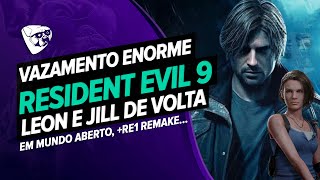 BOMBA! VAZAMENTO ENORME De Resident Evil 9 CONFIRMOU LEON e JILL EM MUNDO ABERTO! VAZOU RE1 REMAKE