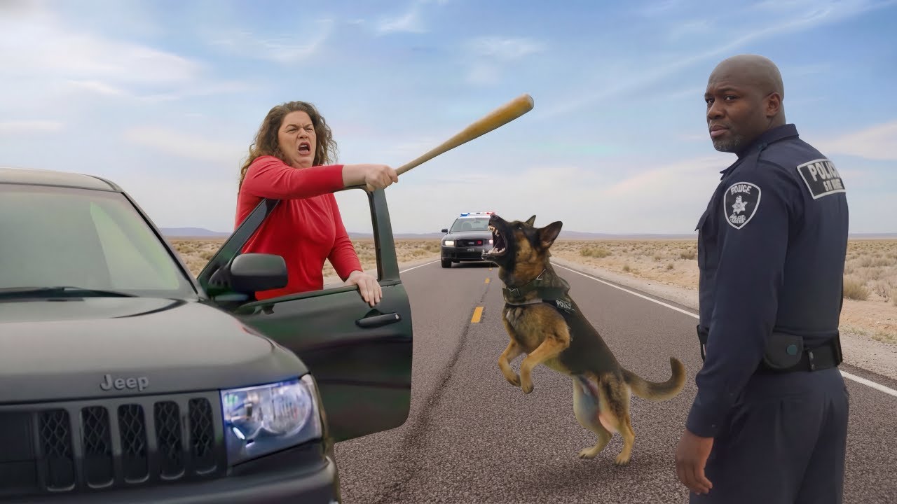 Racist Woman Attacks Black Police Officer in a Public Market — Instant karma....