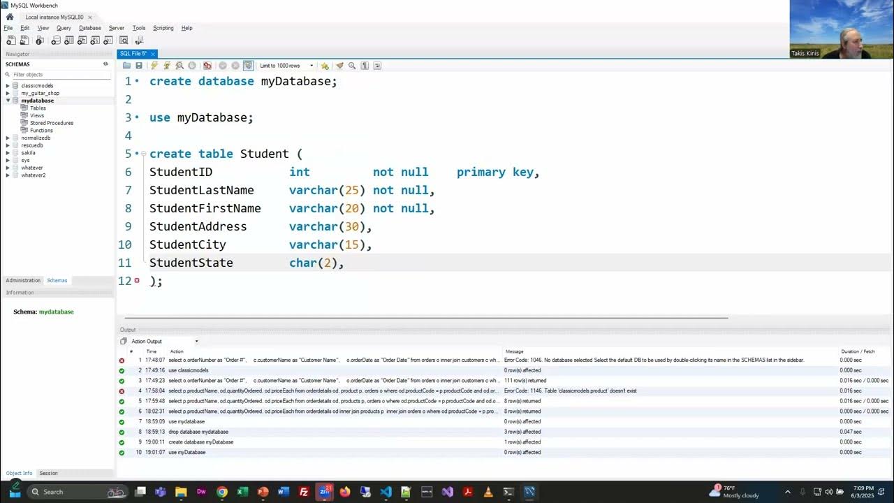 Databases - Unit 4 Exercises Part 1 - MySQL Create, Insert, Update ...