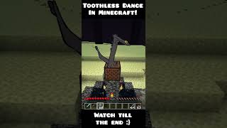 Toothless Dancing Meme Song in Minecraft Note Block!