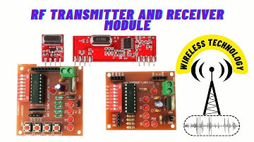RF TRANSMITTER AND RECEIVER MODULE | ENCODER AND DECODER | WIRELESS TECHNOLOGY | PROJECT IN TAMIL