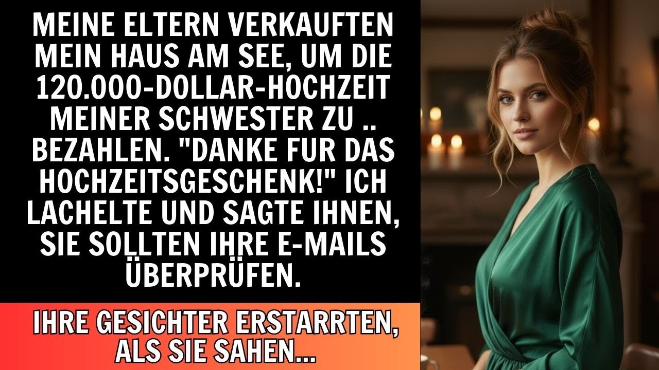 Meine Eltern verkauften heimlich mein Haus am See, um die 120.000-Dollar-Hochzeit meiner Schwester…