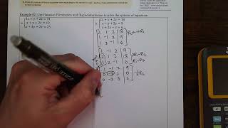 ATUCA Lesson 3.6 Example #2B Using Gaussian Elimination with Back Substitution to Solve Systems of E