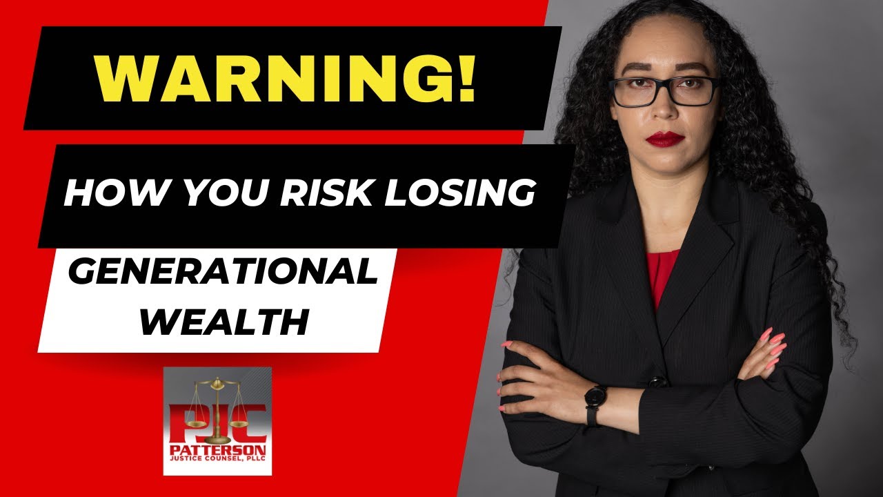 How You Risk Generational Wealth - YouTube