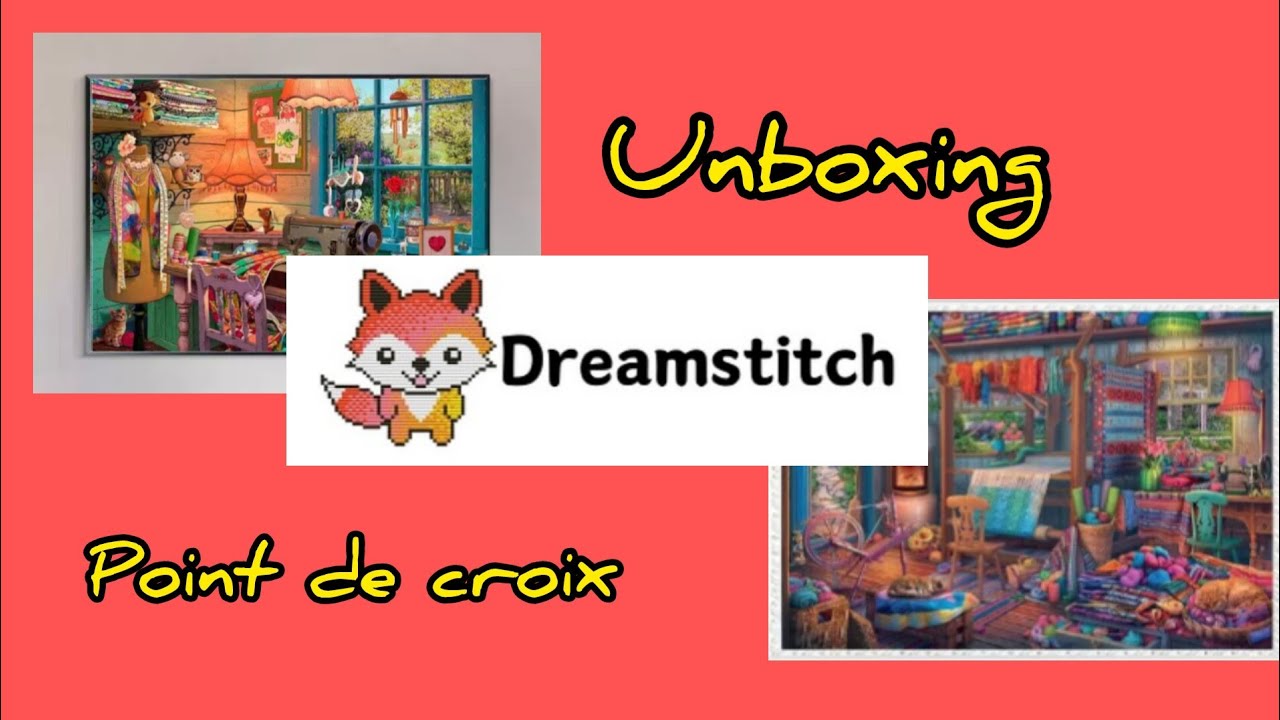Unboxing partenariat N°1 avec #Dreamstitch 🥰 #crossstitch