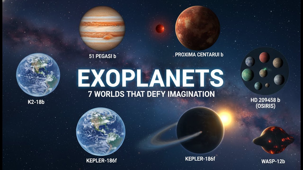The 7 Most Fascinating Exoplanets: Discover the Worlds Beyond Our Solar System! | Great for sleep