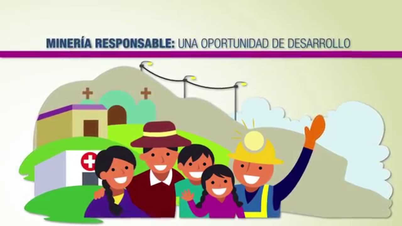 Unidad minera San Rafael. Video animado