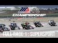 FULL RACE 1: Supersport at The MotoAmerica Championship of Utah