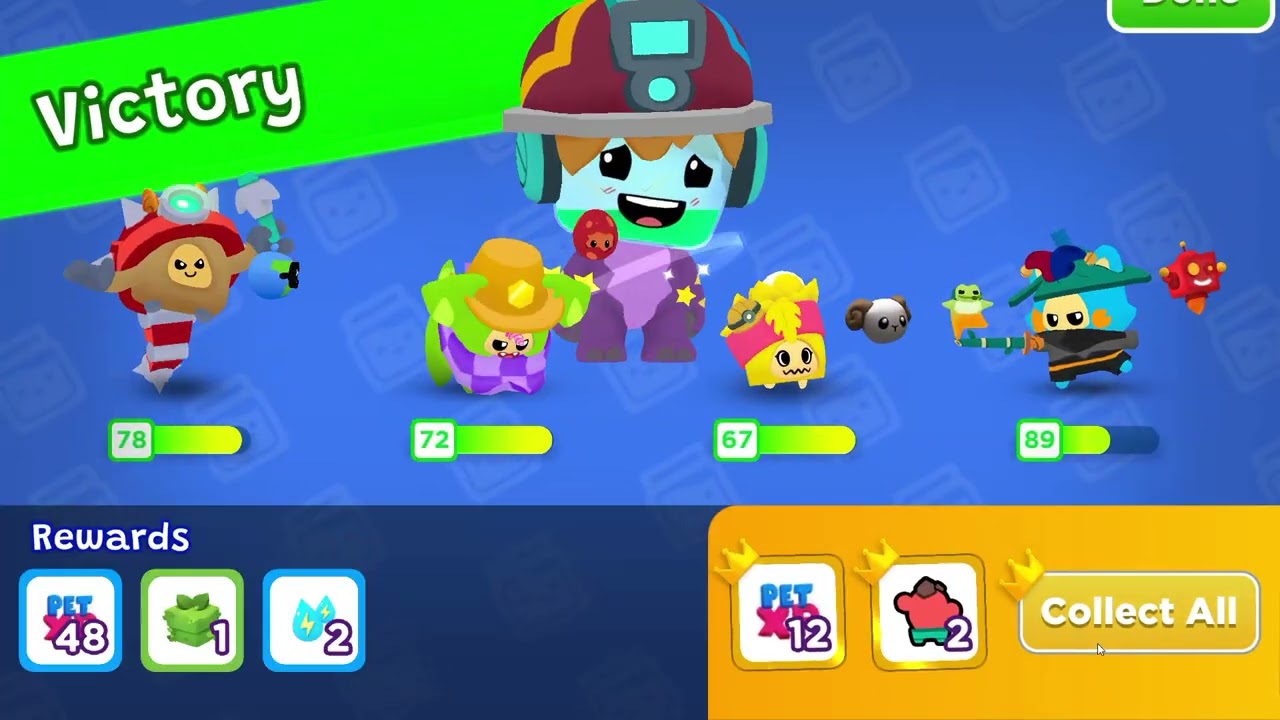 Battling all bosses in boddle.