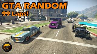 99 Random Cars In 99 Laps! - GTA 5 Random Racing
