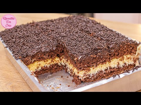 O BOLO DOS SEUS SONHOS | BOLO DE CHOCOLATE COM COCADA CREMOSÍSSIMA | RECEITAS DA CRIS