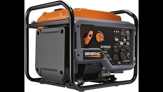 Generac GP3500iO Open Frame RV Ready Inverter Generator - 3500 Starting Watts with PowerRush Tec