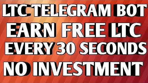 Ltc Telegram Bot|Earn Free Ltc|Ltc Click Telegram bot