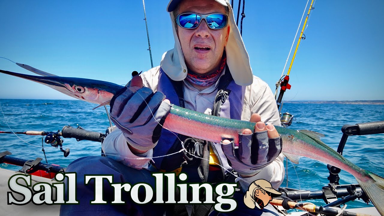 Sail trolling with lures Saltwater fishing YouTube