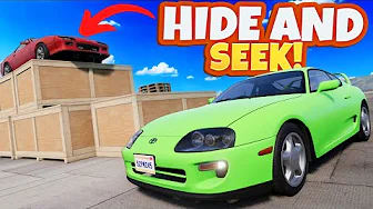 My Friends Used Overpowered Spots in Car Hide & Seek! (BeamNG Drive Mods)