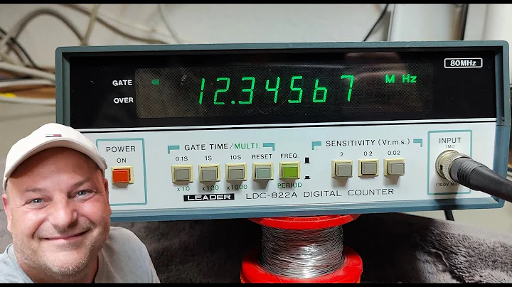 LEADER LDC-822A Digital Counter 80MHz 1981 test teardown