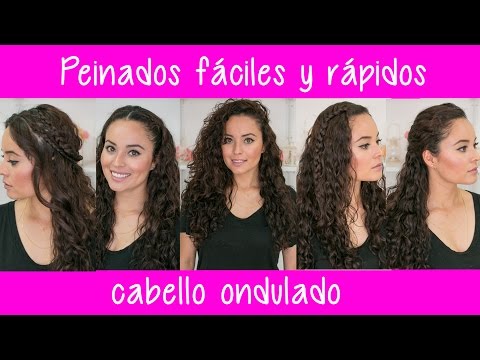 PEINADOS FÁCILES Y RÁPIDOS PARA CABELLO RIZADO CHINO U ONDULADO *Fabi Ortiz