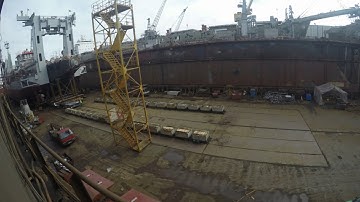 Cutter Ladder Re-installation for Leonardo Da Vinci at Gemak Shipyard